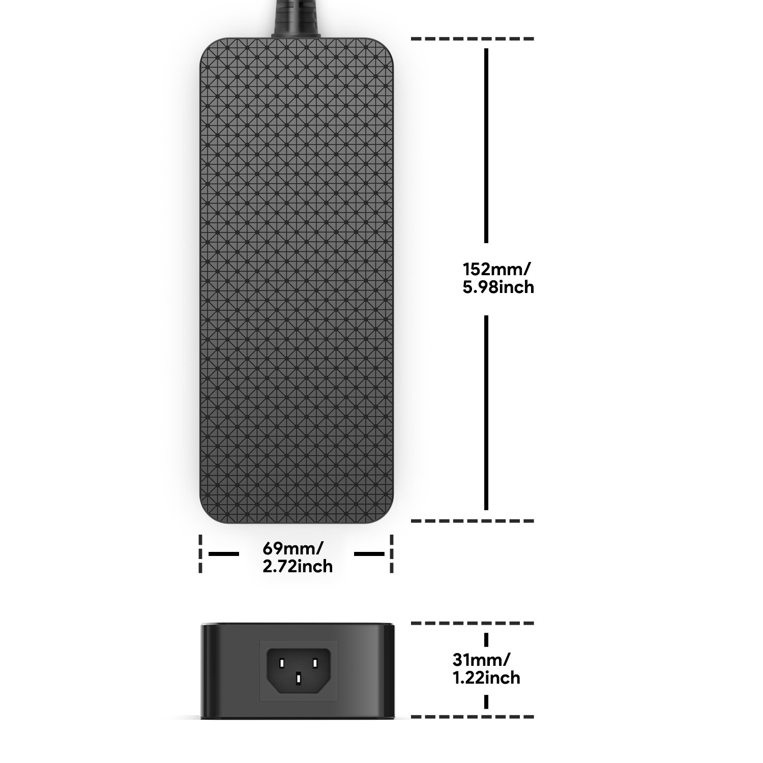 GaN 240W USB-C PD Cargador
