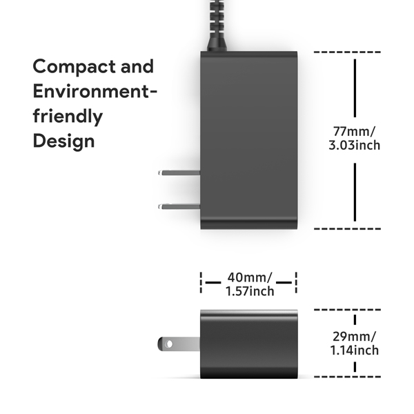 Max. 48W wall mount AC Adapter