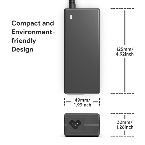 19V 90W AC DC Adapter