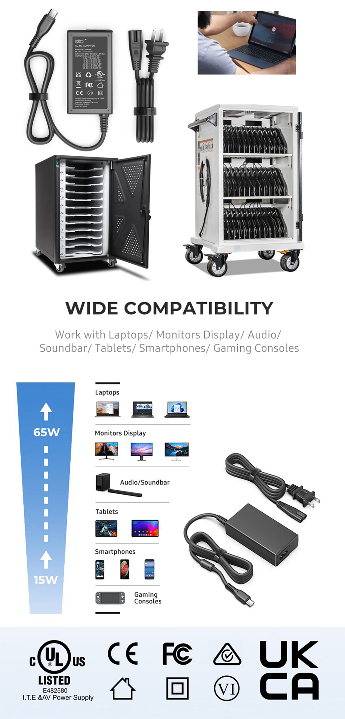 Type-C charging cabinet US